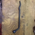 1954 Studebaker Commander Tire Iron Jack Handle Lug Nut Wrench - Blasted/primed. Fixed Price $15.00.
