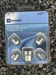 Genuine Gm Accessories Wheel Locks Oem Chrome Set (4 + Key) Part #12498076 New. Fixed Price $44.99.