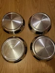 Vtg Set Chrysler 9 1/8" Dog Dish Hubcap 14 Steel Wheel # 4284486 Dodge. Fixed Price $100.00.