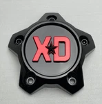 *used Xd Series Gloss Black/red Logo Wheel Center Cap No Screws T167L1335S2-H34. Fixed Price $14.99.