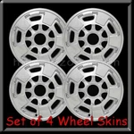 Chrome Gmc Wheel Skins Hubcaps 17" 2011-2019 Sierra Truck 2500 Covers. Fixed Price $160.00.