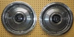 (2) Used Oem 15" Hub Cap D0VY-1130-B 1970-73 Lincoln Continental Mark Iii 3208SR. Fixed Price $199.95.