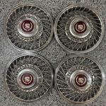 1986-1988 Cadillac Deville Eldorado Wire Wheel Covers 01632242 2050 SET/4. Fixed Price $299.00.