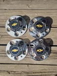1974-1991 Chevy Truck Rally Wheel Center Caps Set Oem Gold Bowtie 14018279. Fixed Price $74.99.
