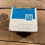 Gm 3817864 Spacer Rear Axle Pinion 63-66 Corvette (QTY-1) Oem Nos. Fixed Price $8.40.