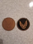 Nos Oem Gold And Black Gta Wheel Cap Emblem For 1982-1992 Pontiac Firebird. Fixed Price $20.00.