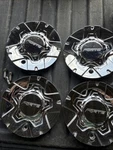 Read Used Set Of 4 Forte Wheels Centers C-326-3 Chrome Cap. Fixed Price $130.00.