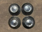(4) 1965-1966 Ford Galaxie 500, Bronco Dog Dish Hubcaps, Oem, Set Of. Fixed Price $300.00.