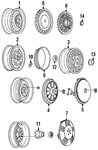 Genuine Gm Wheel Cover 14070272. Fixed Price $285.95.