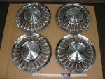 Oem 67-68 Ford Thunderbird T-bird 15" Hub Caps Wheel Covers (set Of 4). Fixed Price $149.99.