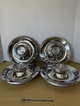 (4) Original Style Gm Licensed Disc Brakes Center Caps For The Rally Wheels. Fixed Price $125.00.