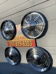 1973 1974 Nos Pontiac Lemans Firebird Hubcaps 14 Very Nice Oem Box New Set. Fixed Price $270.00.