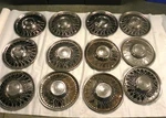 1950S Lyon Vintage Lot Accessory 15" Hubcap Wheel Cover Mopar Ford Etc # 297116. Fixed Price $299.99.
