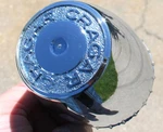 One Vintage Cragar Plastic Center Cap P/n 29046 Chrome 3-3/16" Diameter. Fixed Price $49.99.