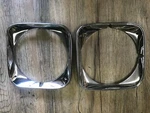 1971 Chevelle Malibu Ss Used Gm Chrome Headlight Trim Ring Set Oem & Nice. Fixed Price $125.00.