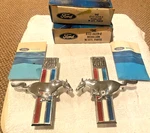 Nos 1967 1968 Ford Mustang 289 Front Fender Emblems Lh/ Rh C7ZZ-16228 & 29. Fixed Price $74.99.