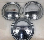 Vintage 1940'S Moon Style Dodge Silver Car Hubcaps 15" Set Of (1321596). Fixed Price $73.97.