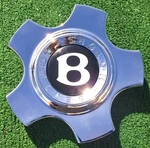 Factory Bentley Continental Center Cap Chrome Oem Gt 19 Inch Wheel 3W0601161CN. Fixed Price $449.00.