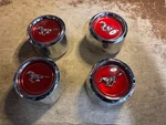 4 Vintage Nos Ford Mustang Hubcap Center Chromes Classic Trim Emblem. Fixed Price $125.00.