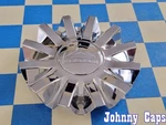 Bentchi Wheels # CS420-2P New Chrome Custom Center Cap 67 (qty. 1). Fixed Price $62.04.