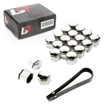 20X Cover Caps Wheel Bolts Chrome-colored 19 Mm For Mercedes-benz Cars. Fixed Price $26.28.