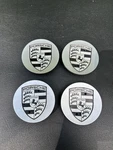Oem Porsche Silver/black Logo Center Caps 95B601150A88Z Original Rare. Fixed Price $69.00.