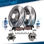 5-LUG Front Wheel Bearing Brakes Rotor Pad For Chevy Equinox Pontiac Torrent Vue. Fixed Price $199.62.