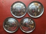 Lot Of 4 Factory 1953 Plymouth Savoy Belvedere 15 Inch Hubcaps Wheel Covers. Fixed Price $50.00.