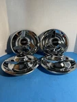 (4) 3 Bar Swept Spinners Center Caps For Chevy Rally Wheels 7", Bsc Logo. Fixed Price $99.99.