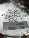 Vogue Tyres V-CAP-03 X1834147-9SF Chrome Wheel Rim Snap In Center. Fixed Price $29.99.