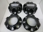 Ford F250 F350 Pickup 17-26 Black Center Caps Set 4 0PEN Closed #b. Fixed Price $275.00.