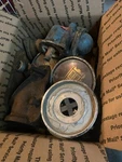 Random Lot Auto Parts Engine Motor Ford Mercury Center Caps Governor Trans Etc. Fixed Price $45.00.