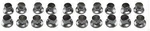 1977-81 Pontiac Firebird & Trans Am Lug Nut Set, Snowflake Turbo Wheels, 20 Pc. Fixed Price $49.00.