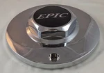 Epic Wheels Chrome Custom Center Caps (1) # 991-0240 / 899067. Fixed Price $49.00.