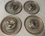 Ford Wire Spoke Spinner Hub Caps 13" Set Of 1962 1963 1964 1965 Falcon Mustang. Fixed Price $195.00.