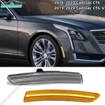 Clear Lens Led Front Bumper Side Marker Light For Cadillac 16-20 CT6&19-20 CT6-V. Fixed Price $28.97.