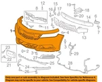 Gm Oem 14-19 Impala Front Grille Components-bumper Cover 22990032. Fixed Price $619.61.