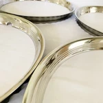 4X Original Style Ribbed Early Ford Wheel Trim Rings/ Beauty Rings- Pol S/s- 15". Fixed Price $129.95.