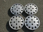 Genuine 1984 To 1987 Mazda 626 14 Inch Hubcaps Wheel Covers 716781-0010. Fixed Price $30.80.