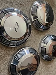 Nos 1968 1969 1970 1971 1972 Impala Bel Air Biscayne Standard Hubcaps. Fixed Price $800.00.