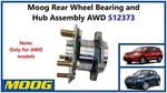 Moog Rear Wheel Bearing And Hub Assembly Awd 512373. Fixed Price $55.00.