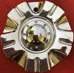 One Used Gio Wheels Chrome Centercap #CAP809L160/LG0412-43 10079. Fixed Price $45.99.