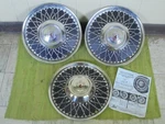Nos Vintage Lyon Accessory Hubcaps 15" Set 3 Wheel Covers 1950'S 1960'S Hot Rod. Fixed Price $299.95.