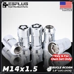 Pc Tesla Wheel Lock Key M14X1.5 Chrome Fits Model 3/Y/S/X Aftermarket. Fixed Price $21.99.