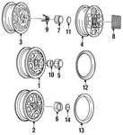 Genuine Gm Hub Cap 14087246. Fixed Price $12.47.
