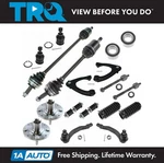 Trq 18 Piece Kit Front Arm Tie Rod Ball Joint Sway Link Axle Hub For 96-00 Civic. Fixed Price $369.95.