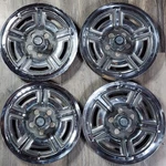 Vintage 1966 - 1969 Ford Galaxie 500 Hubcaps Wheel Covers Set Of 4 16.5 Inch. Fixed Price $99.95.