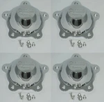 Chrome American Racing 3505293 Wheel Rim Center Caps 2-1/4" Screw Spacing. Fixed Price $72.00.