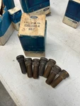 1963-73 Nos Ford Mustang Fairlane Cougar Front Drum Brake Wheel Hub Studs Bolts. Fixed Price $30.00.