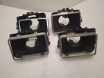 1975-1990 Gm Buckets Stainless Trim Rings 4X6 Lamp Full Set. Fixed Price $159.99.